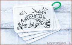 COLOUR ME MATS Land of Dinosaurs (Colouring Mat Bundle)