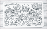 COLOUR ME MATS Timmy & Tammy Around Our Island (Colouring Mat Bundle)