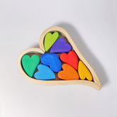 GRIMM'S Building Set Rainbow Hearts