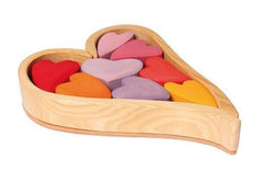 GRIMM'S Building Set Red Hearts