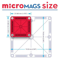 MAGNA-TILES Combo + microMAGS 20pc