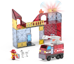 MAGNA-TILES Fire Station