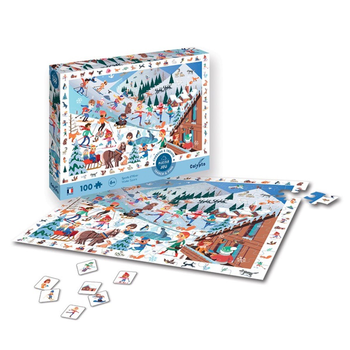 CALYPTO PUZZLE 100 P - Sports d'Hiver - Winter Sports