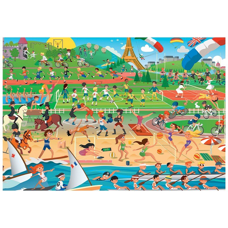 CALYPTO Puzzle 200 P - Les Sports D'Eté
