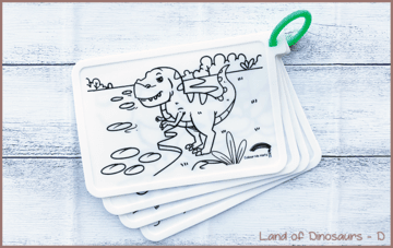 COLOUR ME MATS Land of Dinosaurs (Colouring Mat Bundle)