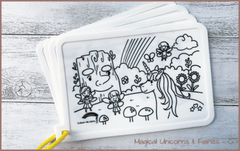 COLOUR ME MATS Magical Unicorns & Fairies (Colouring Mat Bundle)