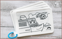 COLOUR ME MATS Passenger & Logistics Vehicles (Colouring Mat Bundle)