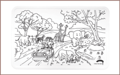 COLOUR ME MATS Safari Adventure (Colouring Mat Bundle)