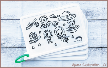 COLOUR ME MATS Space Exploration (Colouring Mat Bundle)