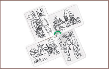 COLOUR ME MATS The Princess and the Dragon (Colouring Mat Bundle)