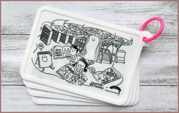 COLOUR ME MATS Timmy & Tammy Around Our Neighbourhood (Colouring Mat Bundle)