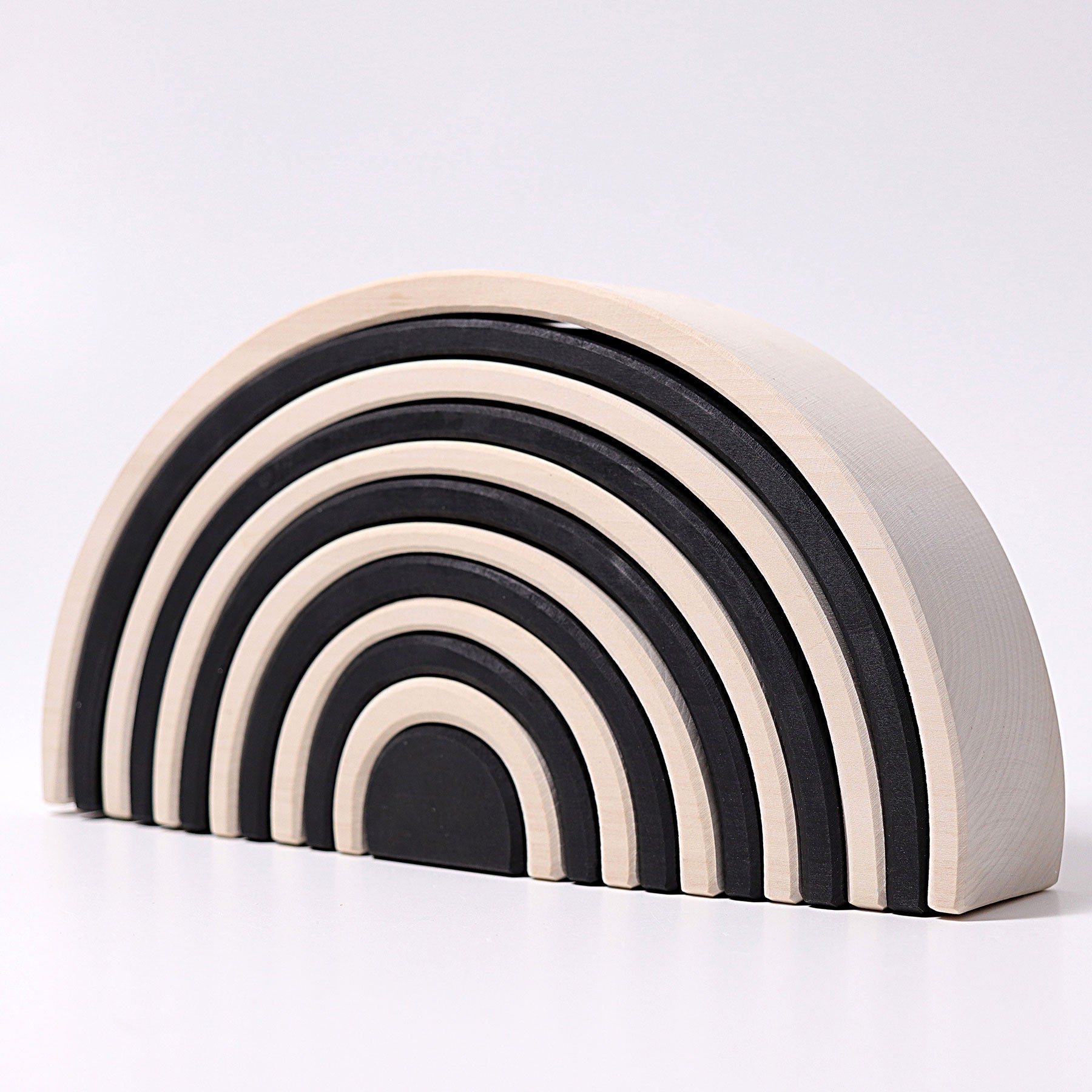GRIMM'S 12 Piece Rainbow Large Monochrome / Tunnel