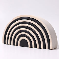 GRIMM'S 12 Piece Rainbow Large Monochrome / Tunnel