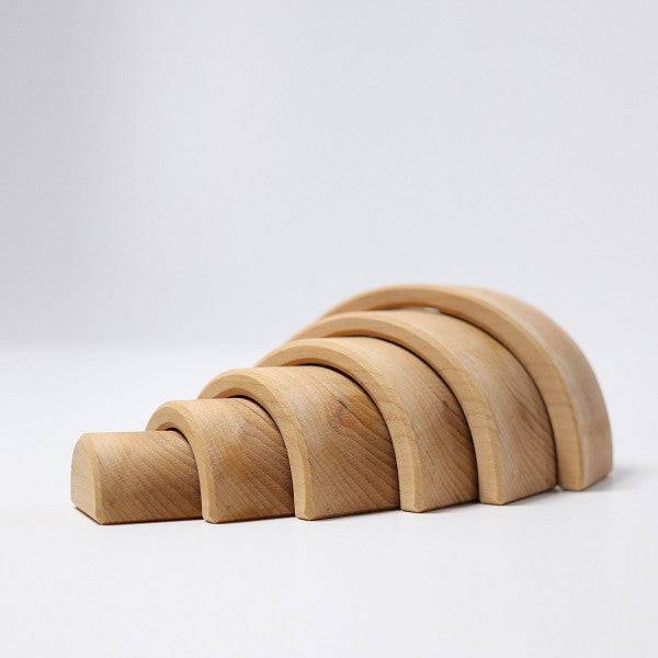 GRIMM'S Rainbow Natural / 6 piece, Medium