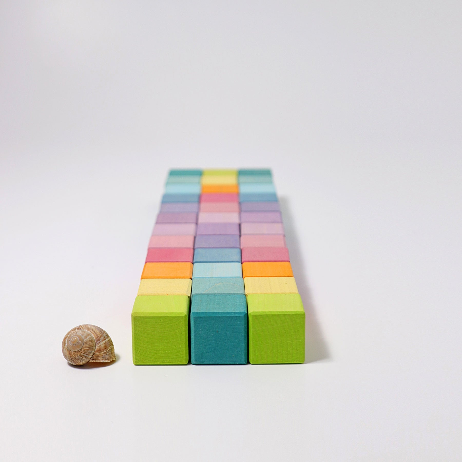 GRIMM'S Square, 36 Cubes, pastel