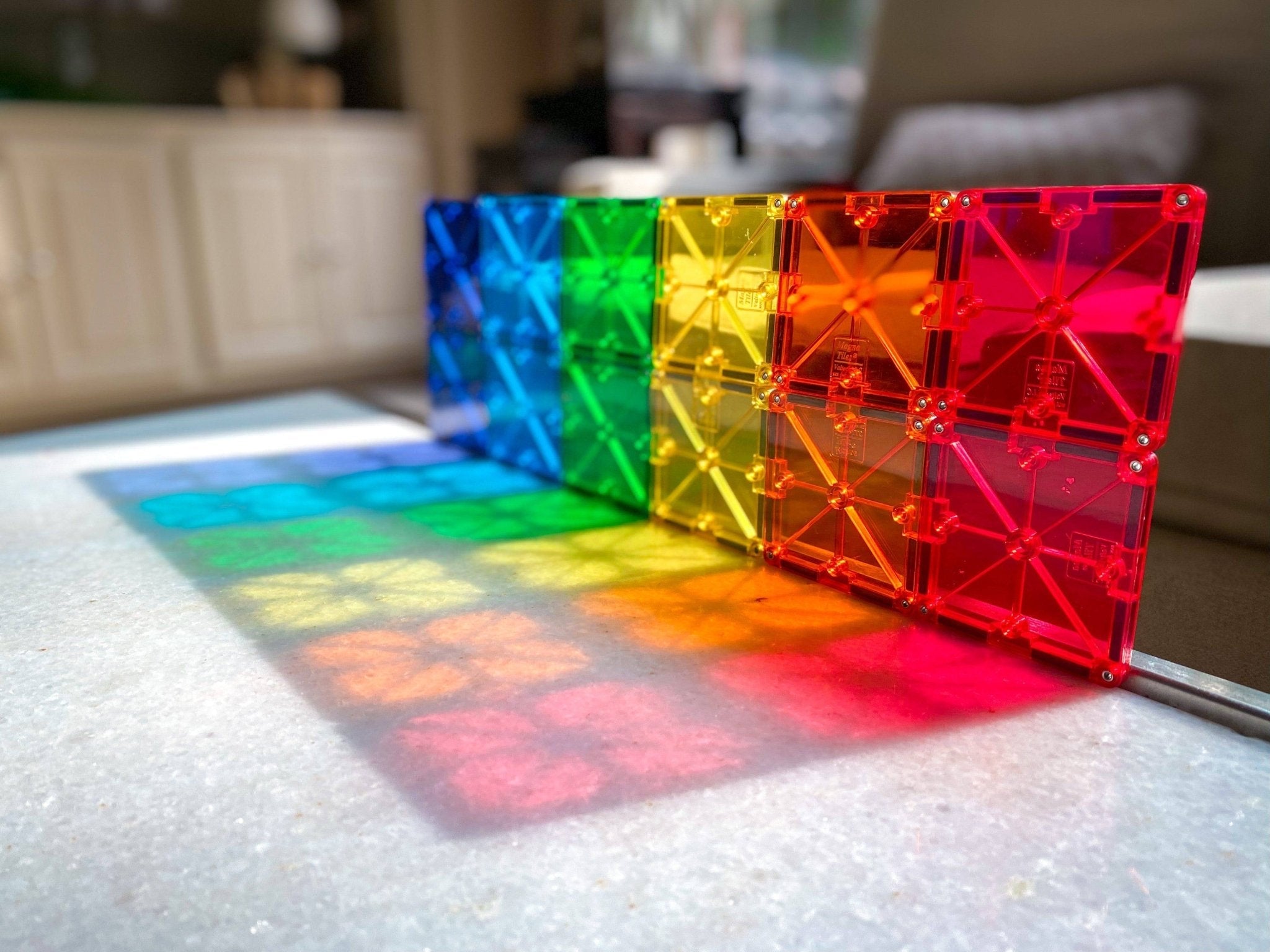 MAGNA-TILES Classic Clear Colors 32 Piece Set