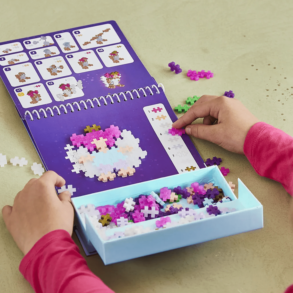 PLUS-PLUS Activity Pad – Enchanted forest