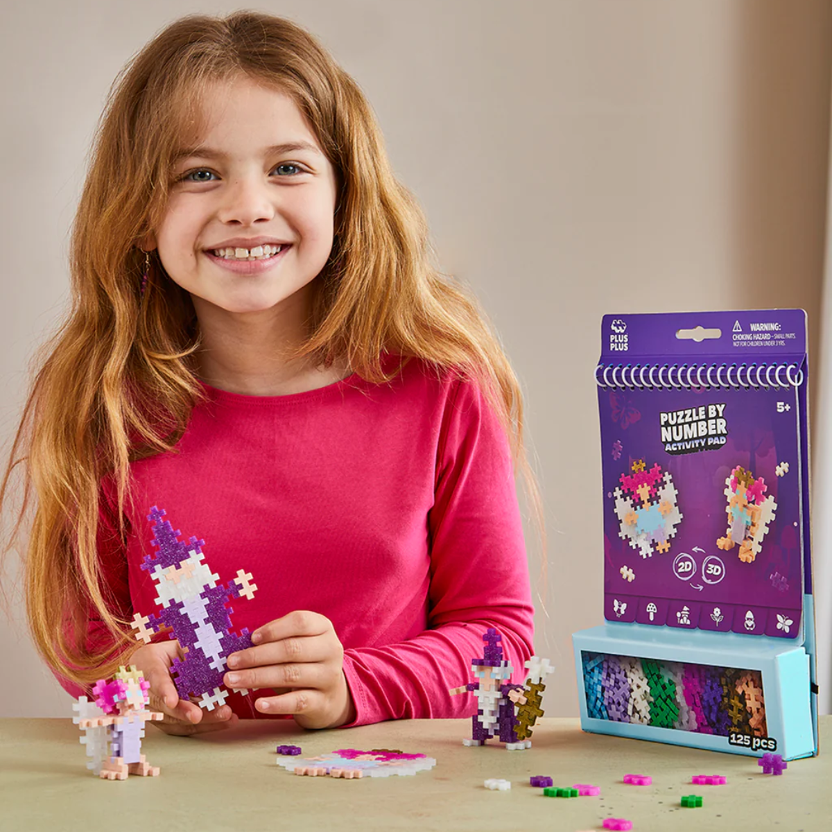 PLUS-PLUS Activity Pad – Enchanted forest