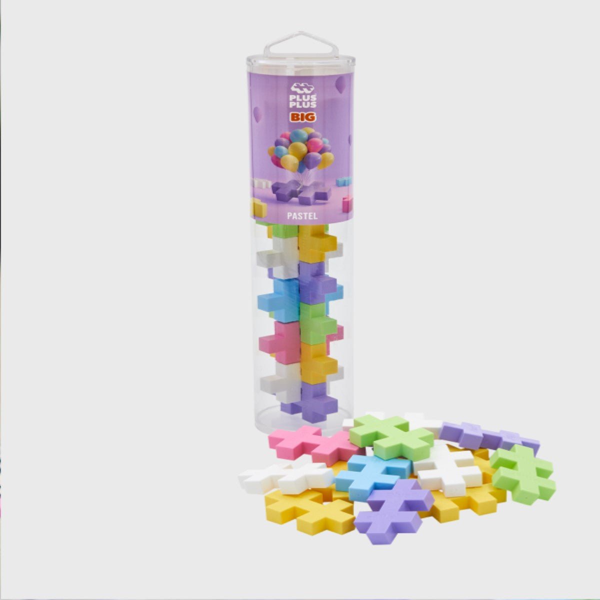 PLUS-PLUS BIG Pastel / 15pcs Tube