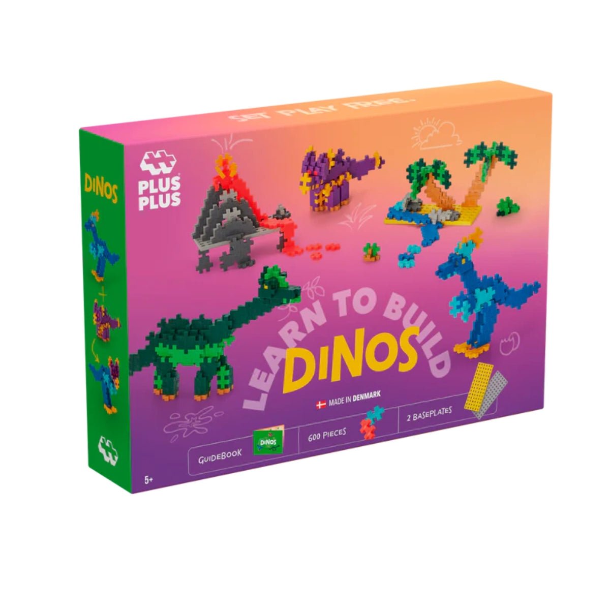 PLUS-PLUS Learn To Build Dinosaurs