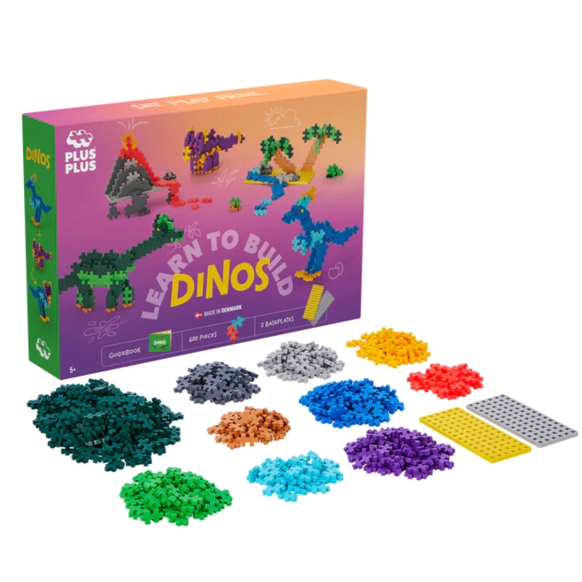PLUS-PLUS Learn To Build Dinosaurs