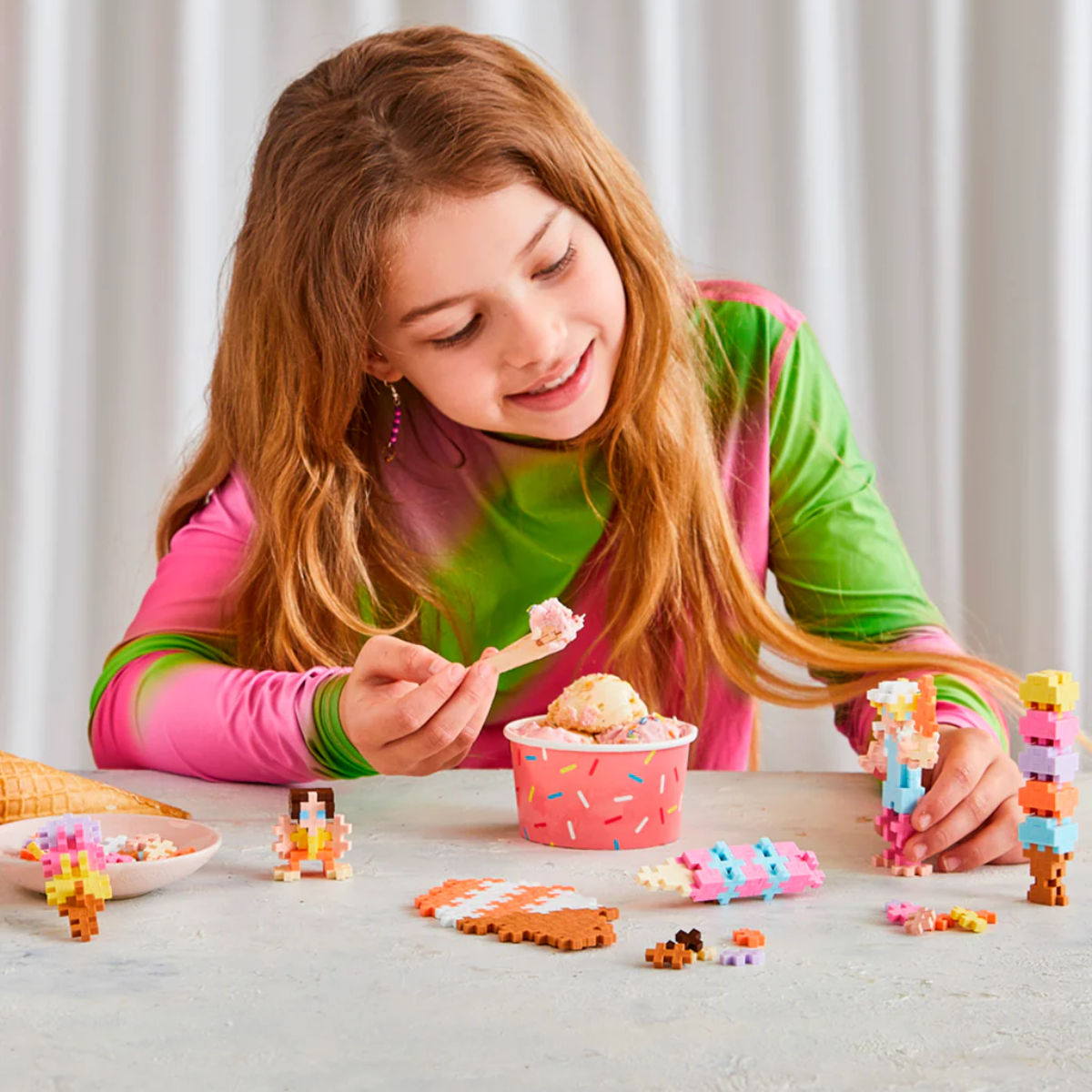 PLUS-PLUS Learn to Build - Ice Cream Shop
