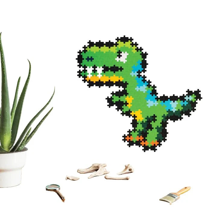 PLUS-PLUS Puzzle By Number T-Rex 250 pcs