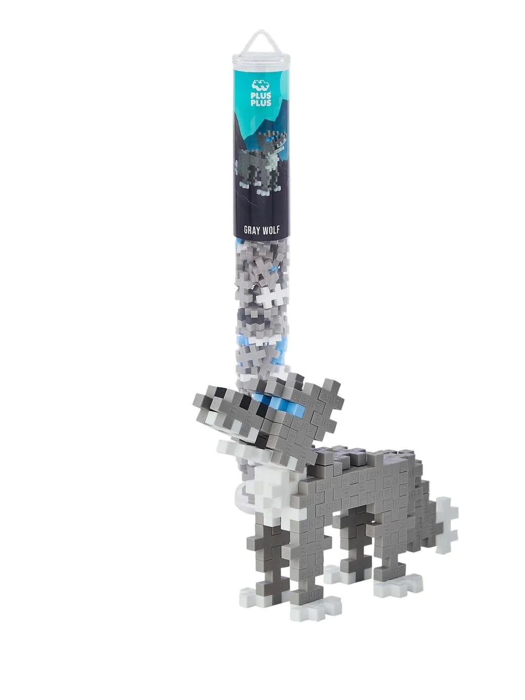 PLUS-PLUS Wolf / 100 pcs Tube