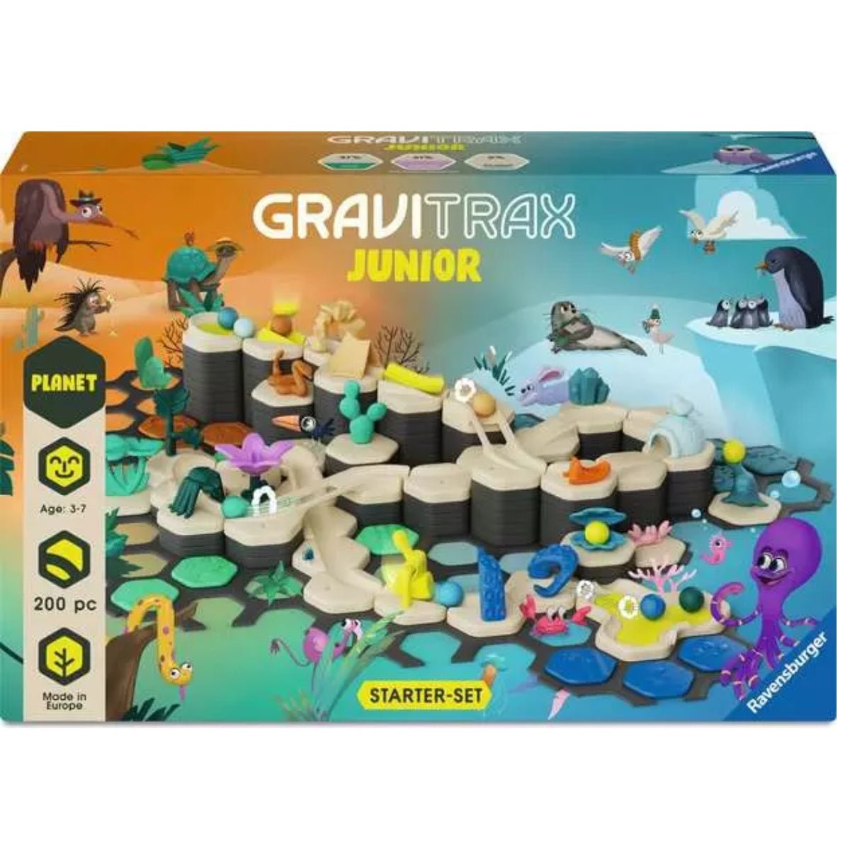 RAVENSBURGER GraviTrax Junior: Starter Set XXL My Planet