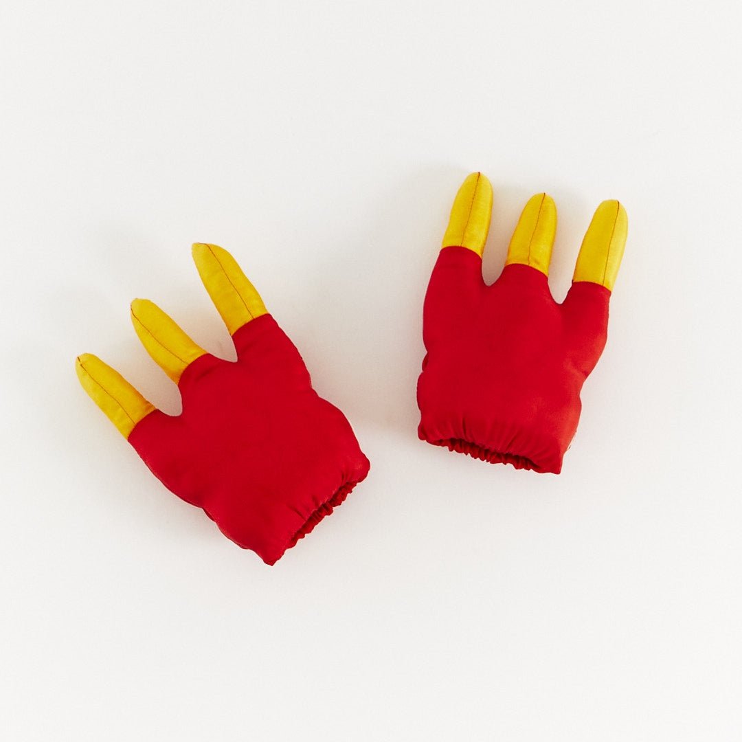 SARAH'S SILKS Dinosaur Claws - Red (DP)