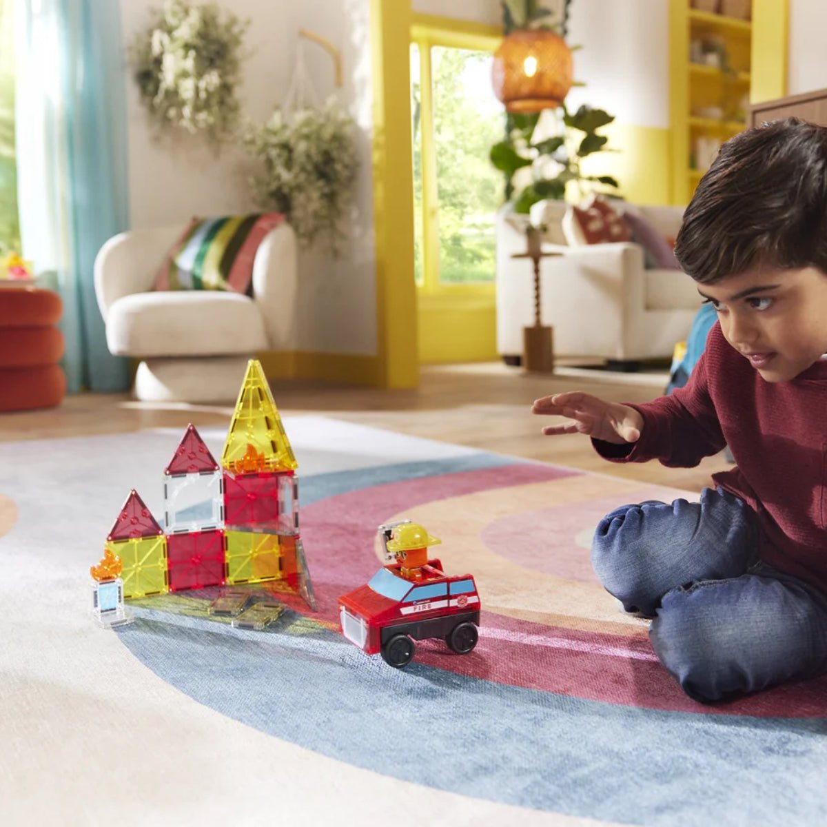 MAGNA-TILES Fire Rescue
