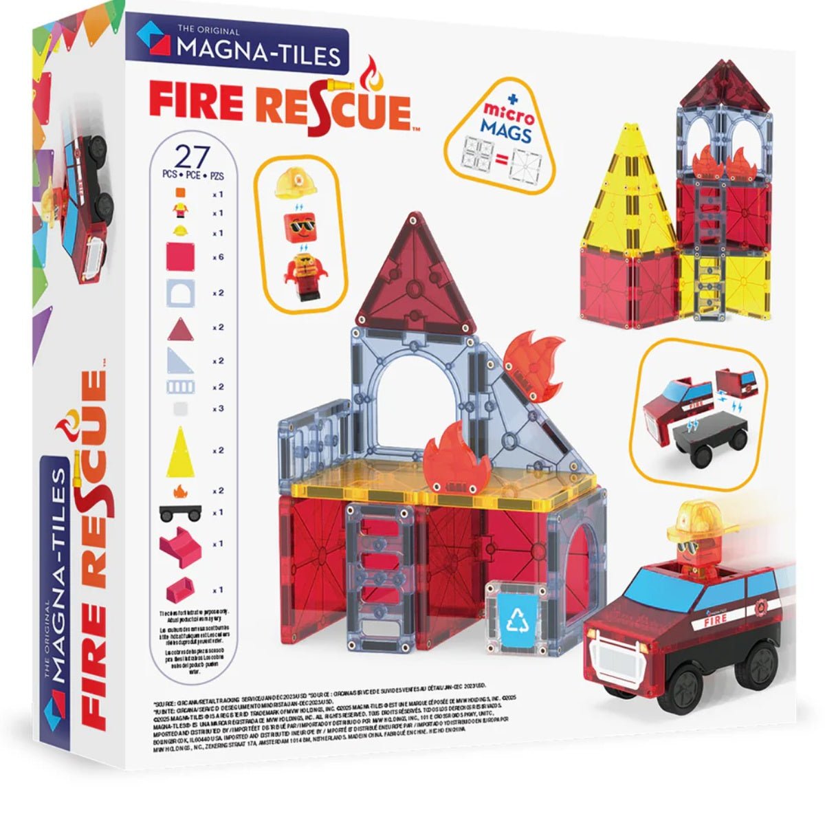 MAGNA-TILES Fire Station