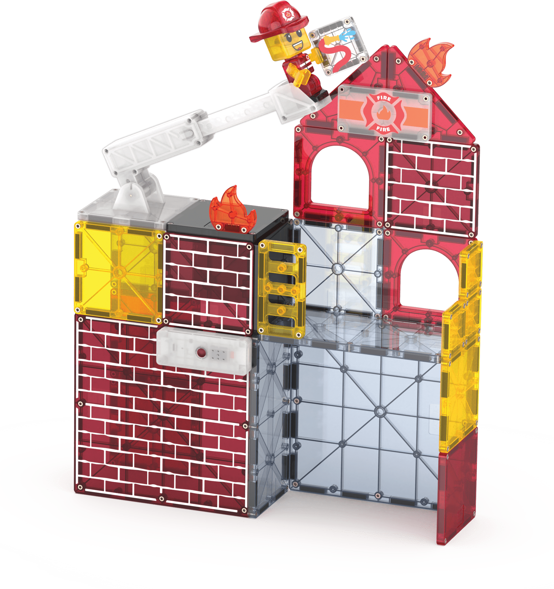 MAGNA-TILES Fire Station