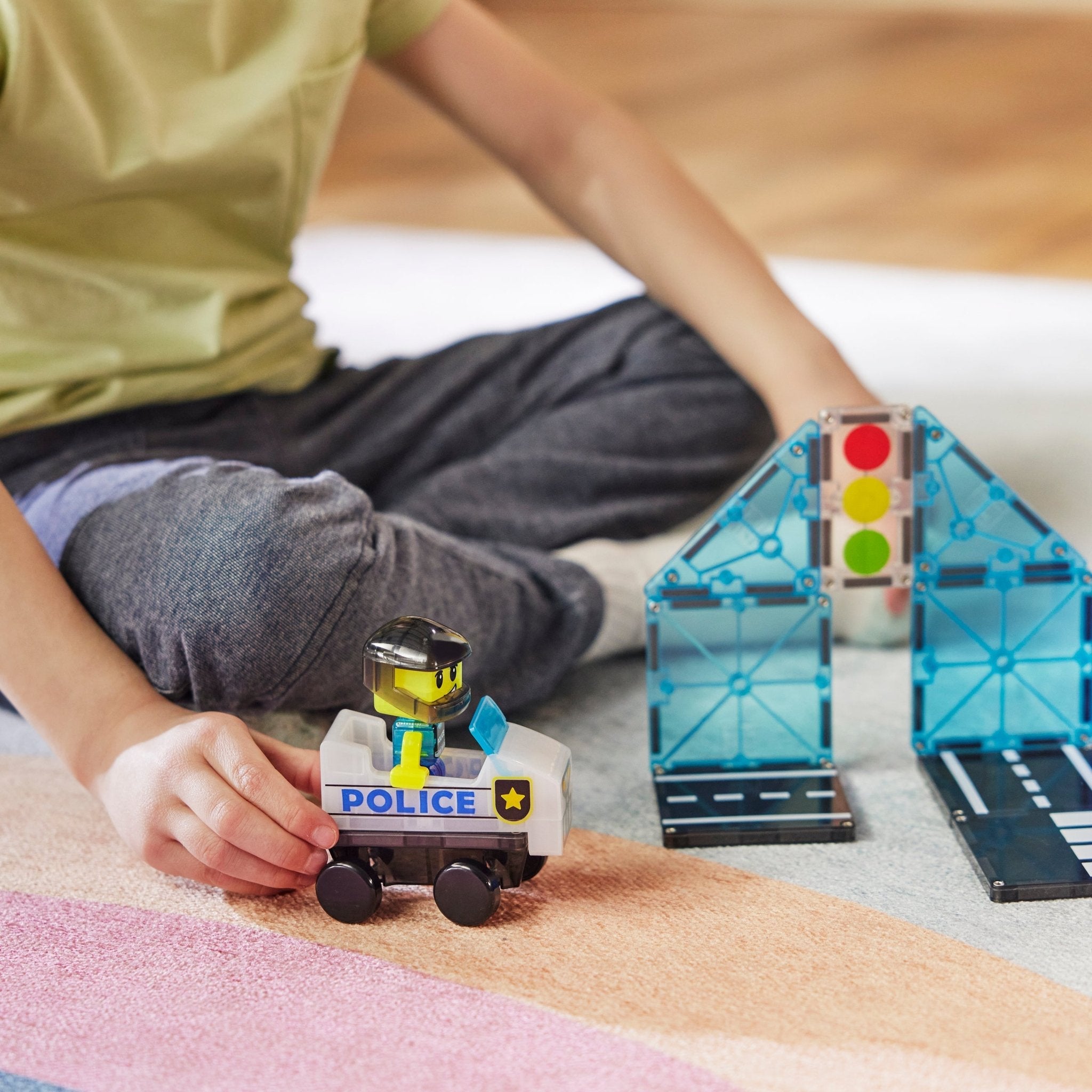 MAGNA-TILES Police Patrol