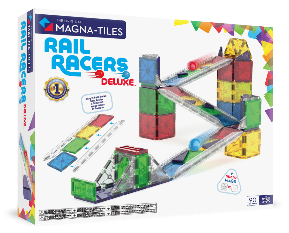 MAGNA-TILES Rail Racers Deluxe